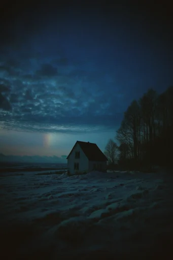 Ethereal Nocturnal Blue style AI image example 4
