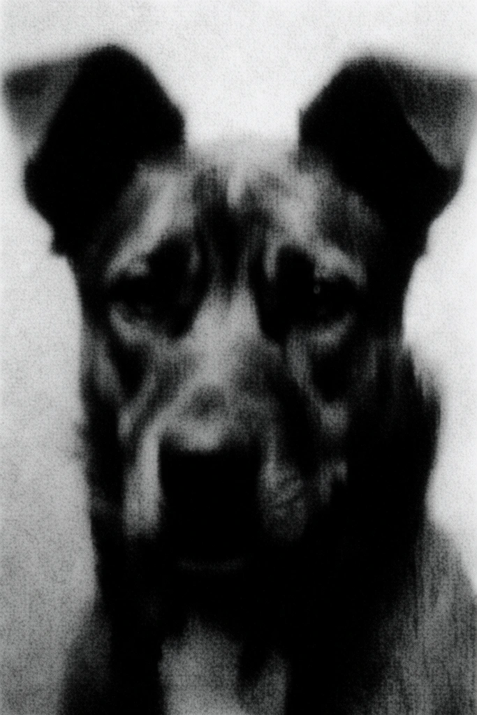 Monochrome Spectral Noir style AI image example 3