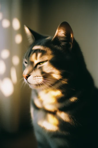 Ethereal Analog Reverie style reference image — prism lens flares