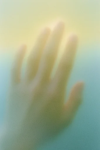 Ethereal Nostalgic Abstraction style reference image — heavy film grain