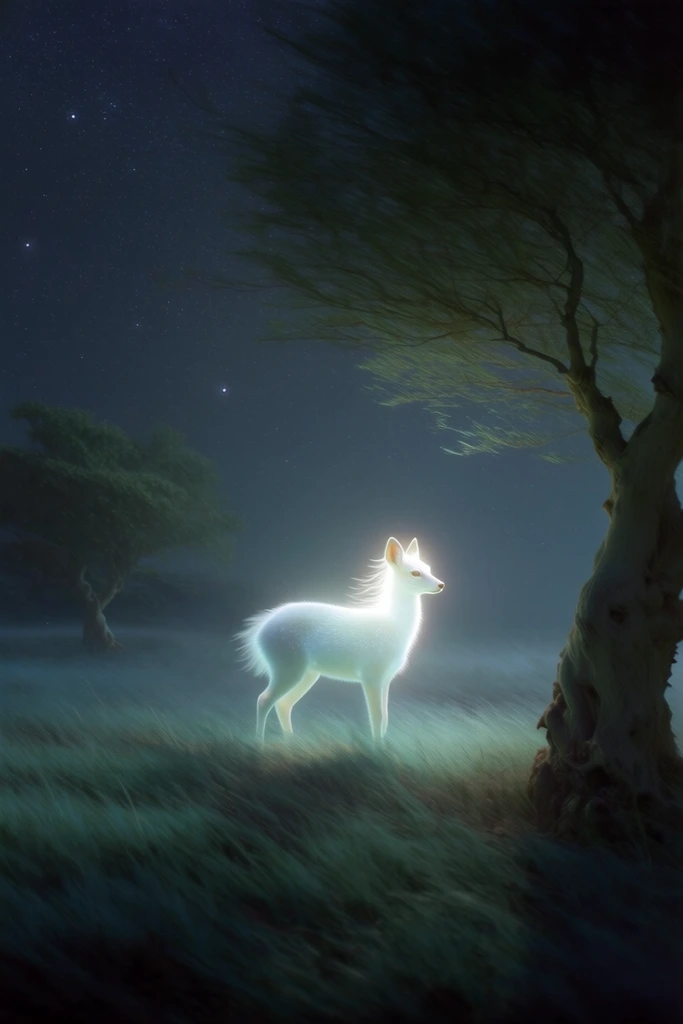 Luminous Nocturnal Mysticism style AI image example 3
