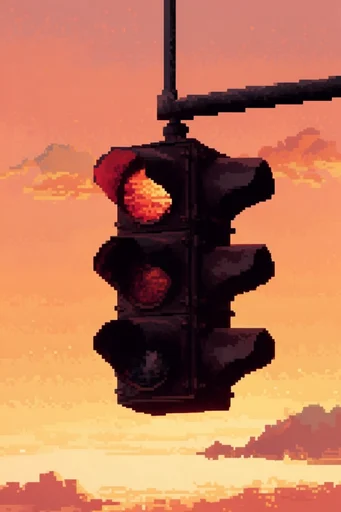 Nostalgic Twilight Pixelscapes style reference image — atmospheric lighting