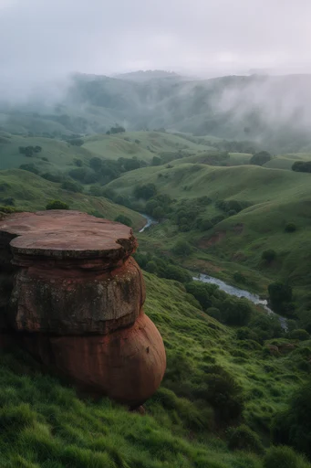 Cinematic Highland Solitude style reference image — cinematic scale