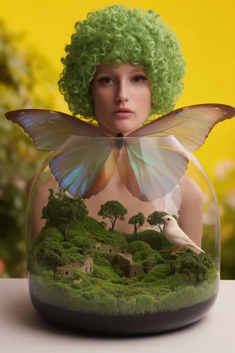Bold Surrealist Editorial style reference image — editorial fashion photography