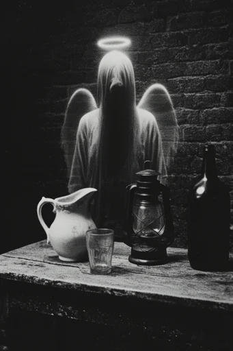 Luminous Noir Surrealism style reference image — chiaroscuro