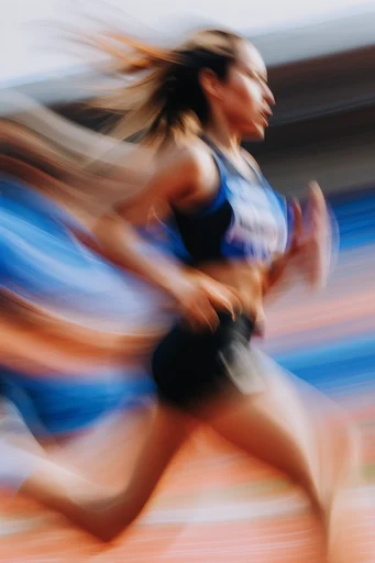 High-Velocity Kinetic Blur style reference image — high-speed action