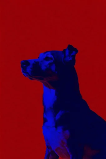 Cinematic Noir Duotone style reference image — duotone color palette