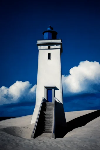 Nostalgic Cobalt Surrealism style reference image — nostalgic summer atmosphere