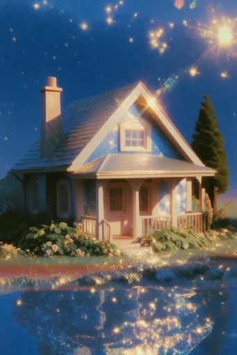 Luminous Cobalt Dreamscape style AI image example 4