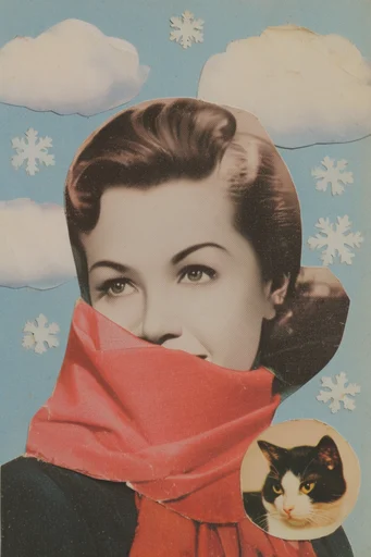 Nostalgic Analog Archive style reference image — halftone patterns