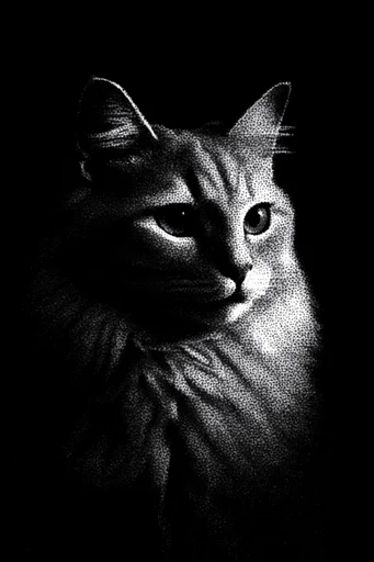 Gritty Monochromatic Noir style reference image — chiaroscuro lighting