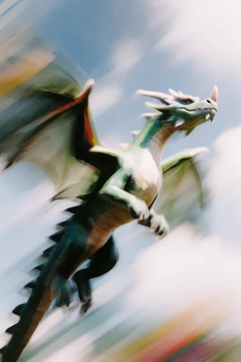 Kinetic Velocity Blur style reference image — kinetic energy
