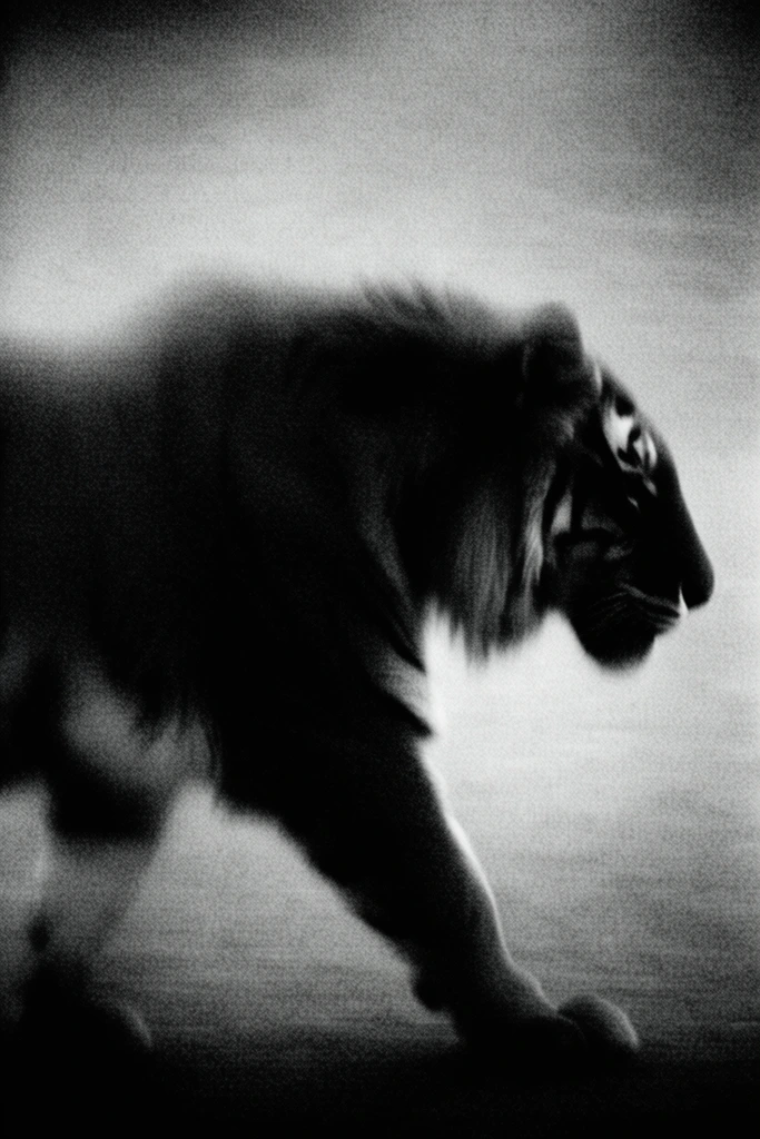 Ethereal Grain Noir style AI image example 3
