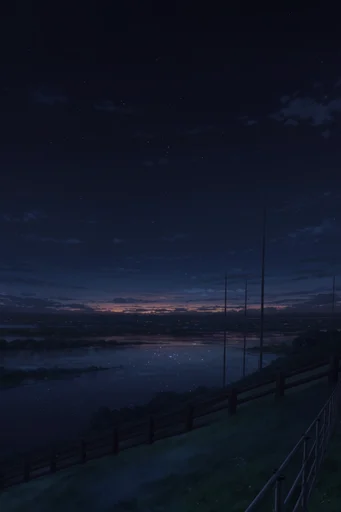 Cinematic Nocturnal Anime style reference image — nocturnal atmosphere