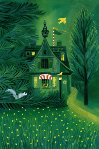 Luminous Folk Storybook style AI image example 4