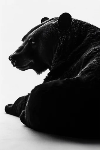 Minimalist Cinematic Monochrome style AI image example 3