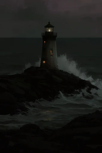 Luminous Nocturnal Noir style reference image — nocturnal atmosphere
