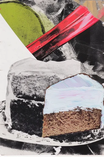 Gritty Avant-Garde Collage style reference image — surrealist assemblage