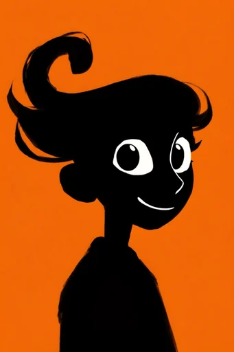High-Contrast Graphic Minimalist style reference image — mid-century screenprint aesthetic