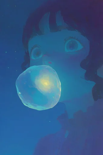 Ethereal Nocturnal Cosmicism style reference image — cosmic atmosphere