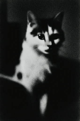 Spectral Analog Noir style reference image — stippled texture