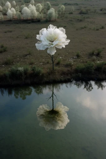 Moody Ethereal Minimalism style reference image — surreal nature
