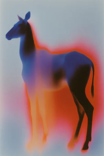 Thermal Grain Chromaticism style reference image — analog film grain