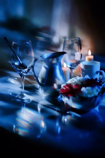 Spectral Cobalt Motion style reference image — cinematic motion blur