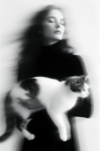 Ethereal Monochrome Motion style reference image — dreamlike atmospheric mist