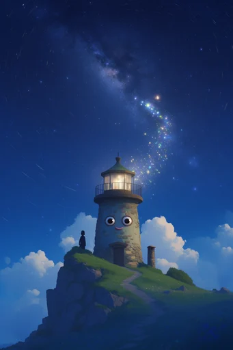 Ethereal Celestial Dreamscapes style reference image — nocturnal fantasy