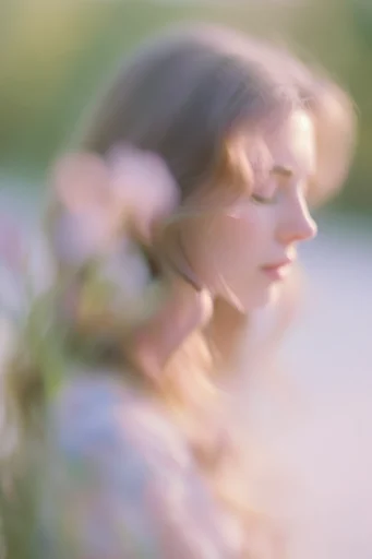 Dreamy Analog Haze style reference image — shallow depth of field