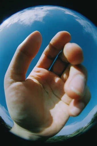 Distorted Urban Fisheye style reference image — circular vignette