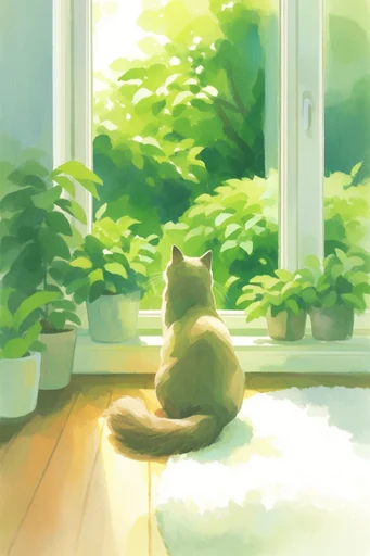 Luminous Impressionist Solitude style reference image — sun-drenched impressionism