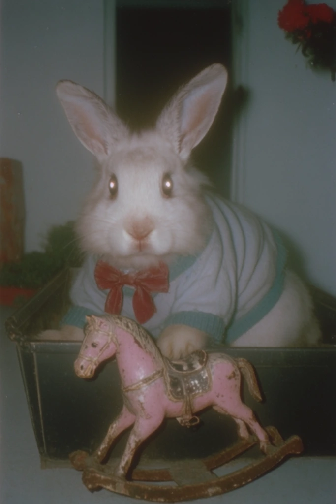 Uncanny Analog Surrealism style AI image example 3