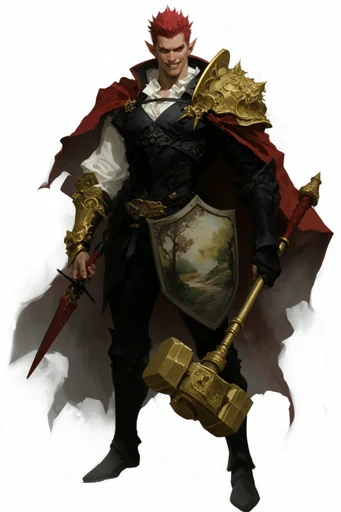 Dynamic Ink Fantasy style AI image example 2