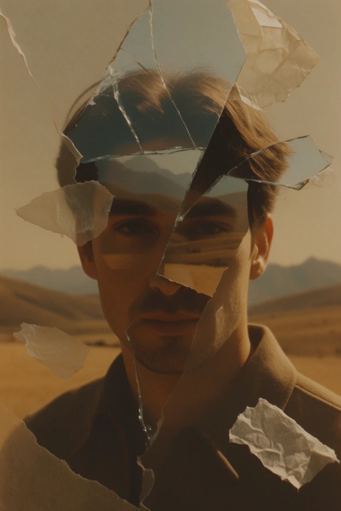Surreal Deconstructed Portraiture style AI image example 2