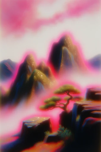 Thermal Aura Surrealism style reference image — thermal imaging gradient