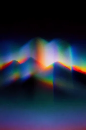 Ethereal Prismatic Luminescence style reference image — chromatic aberration