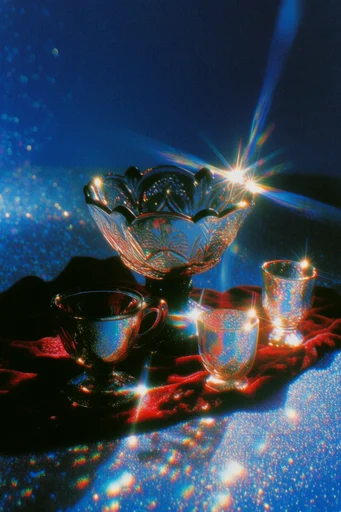 Prismatic Twilight Dreamscape style reference image — prismatic starburst
