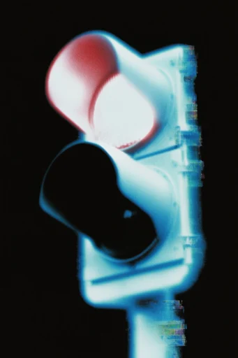 Luminescent Thermal Ether style reference image — electric cyan and cobalt glow