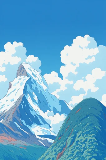 Minimalist Blue Nostalgia style reference image — minimalist line art