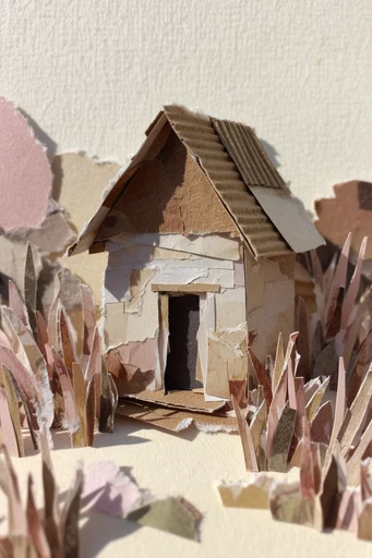 Fragmented Tactile Realism style AI image example 4