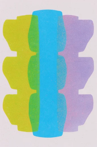 Tactile Neon Printcraft style reference image — tactile paper texture