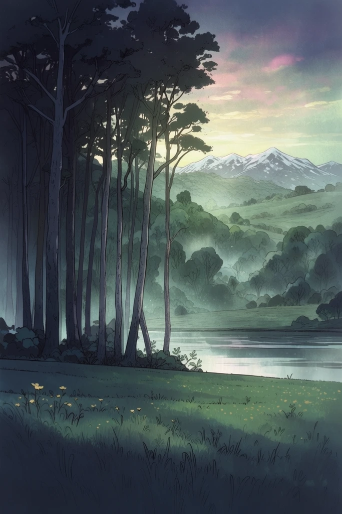Enchanted Subterranean Folklore style AI image example 2
