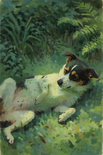 Luminous Verdant Impressionism style reference image — serene pastoral landscape