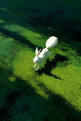 Whimsical Verdant Pastoral style AI image example 3