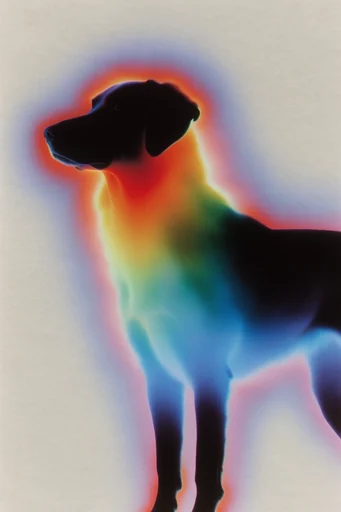 Thermal Aura Surrealism style reference image — surreal neon palette