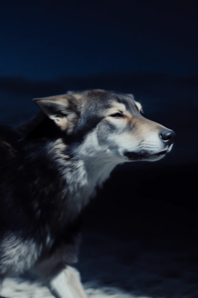 Cinematic Cobalt Chiaroscuro style AI image example 3