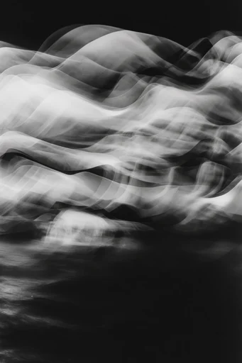 Kinetic Spectral Chiaroscuro style reference image — chronophotography
