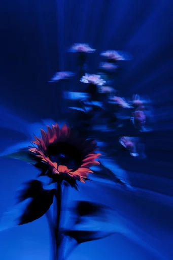 Spectral Kinetic Noir style reference image — high contrast silhouettes